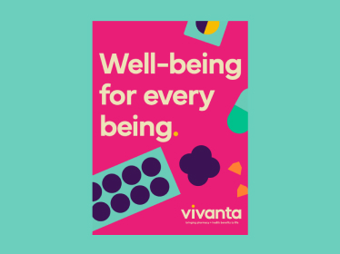 An image of a poster featuring a Vivanta advertisement with text reading: 'Well-being for Every Being.'"